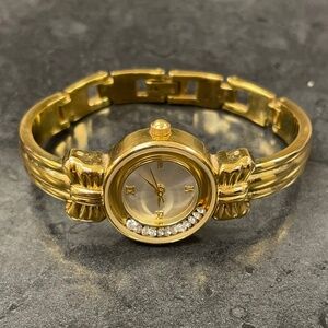 Gold Bow Wristwatch